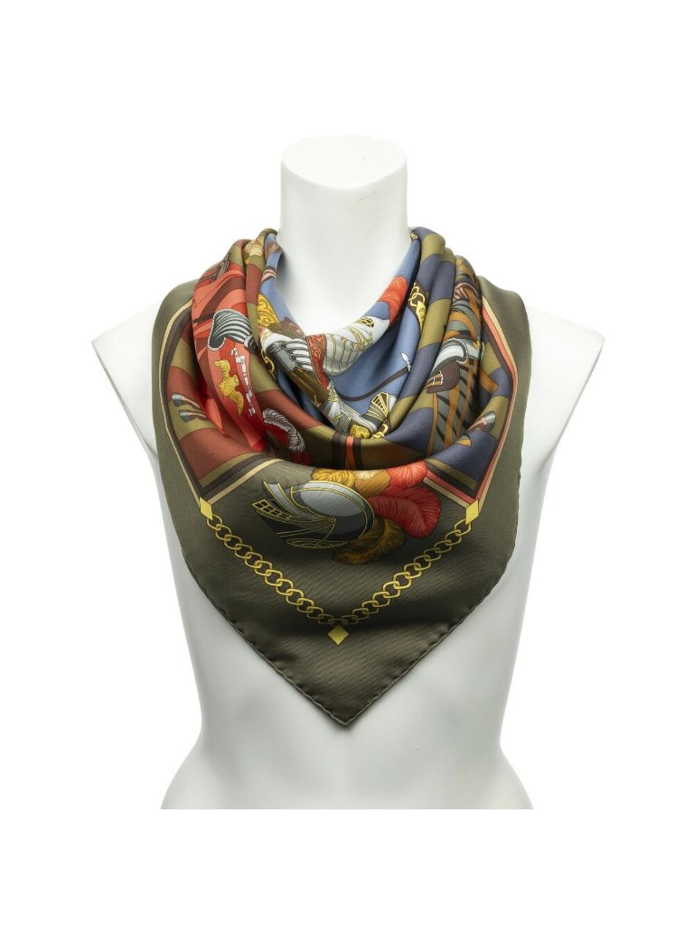Hermes Scarf Dark Green